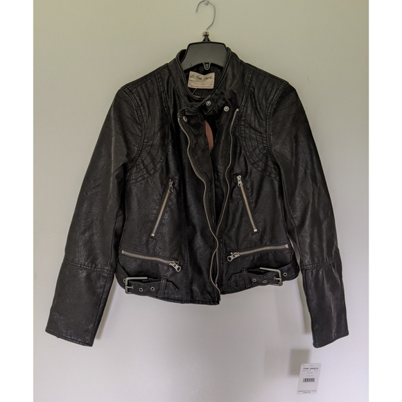 Free People Fenix black moto jacket - Picture 13 of 13